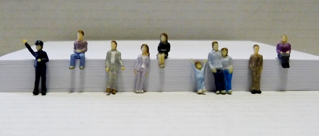 álló emberek 10 db (vegyes csomag)