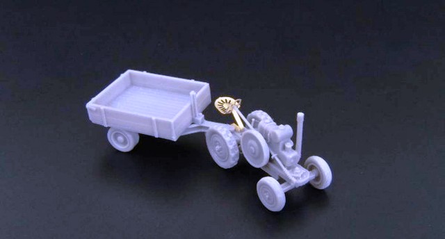 Traktor Svoboda 1937 pótkocsival (Bausatz)