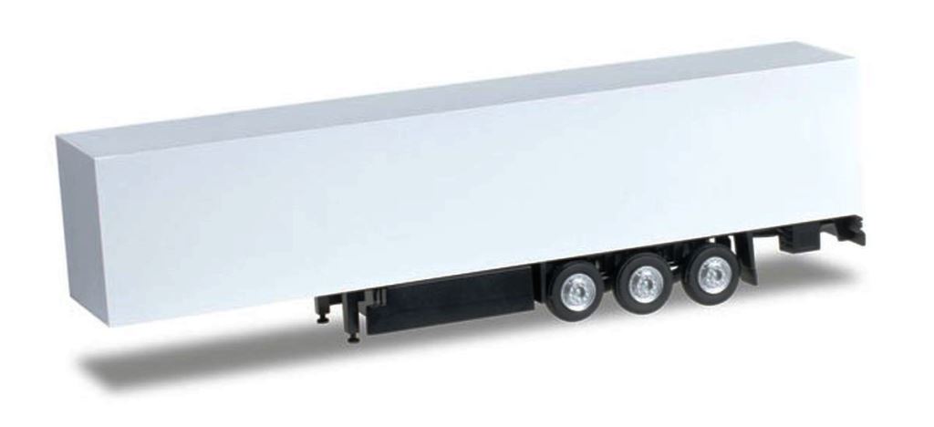 Kühlkoffer-Auflieger mit Palettenkasten 