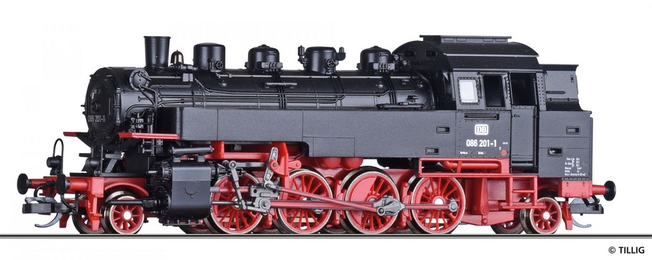 TILLIG Dampflokomotive BR 086 DB Ep.IV.