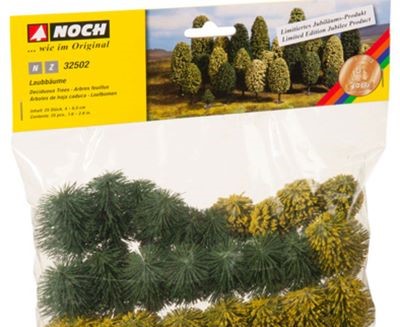 Laubbäume 4 - 6,5 cm hoch (25 Stück)