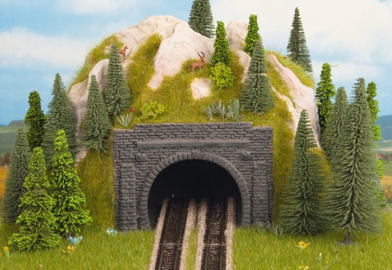 Alagútbejárat, 2 vágányos (2 db)