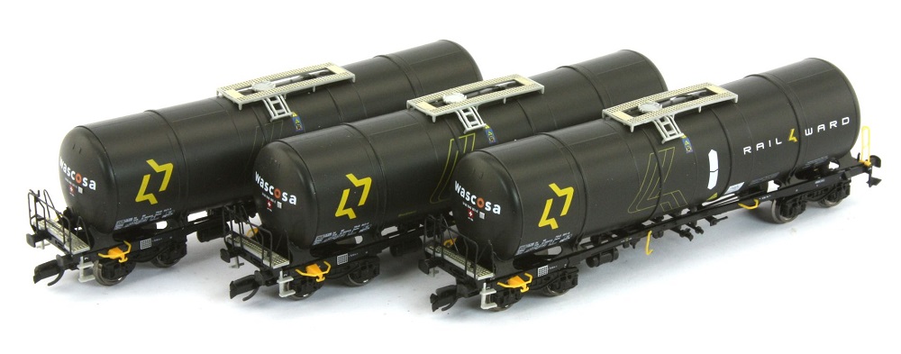 3er Set Kesselwagen Zacns 88, Wascosa, Ep.VI 'RAIL4WARD'