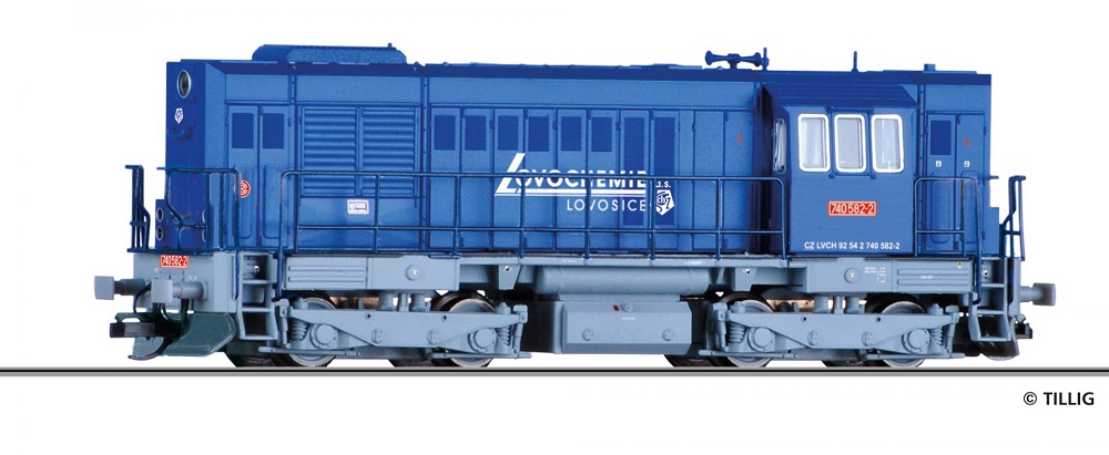 TILLIG Diesellokomotive 740 582-2, Lovochemie Ep.VI.