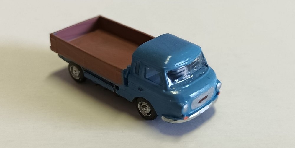 3D Fertigmodelle Barkas B1000 platós 