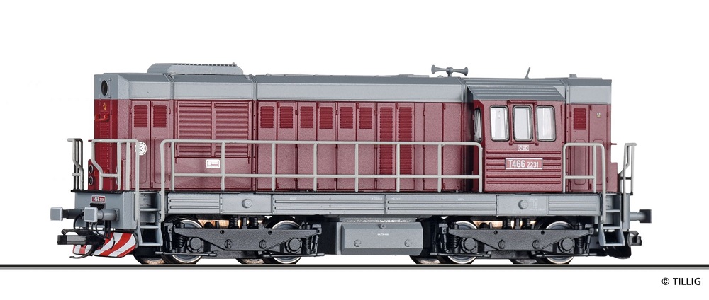 TILLIG Diesellokomotive Reihe T 466.2 ČSD Ep.IV.