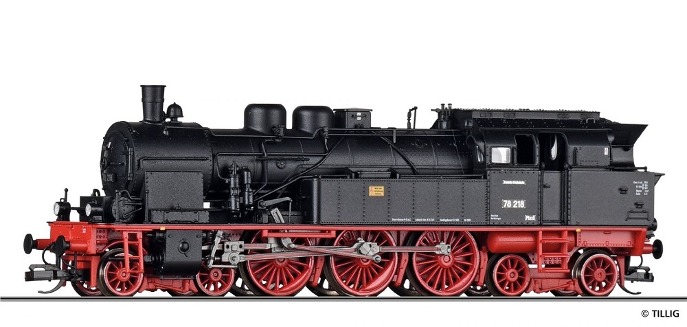 TILLIG Dampflokomotive BR 78.0 DR Ep.III.