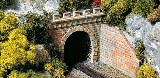 Alagútbejárat 1 vágányhoz párban 