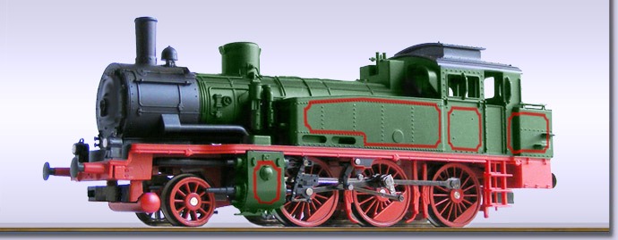 Dampflok T12 (BR74.4-13), KPEV, Ep.I