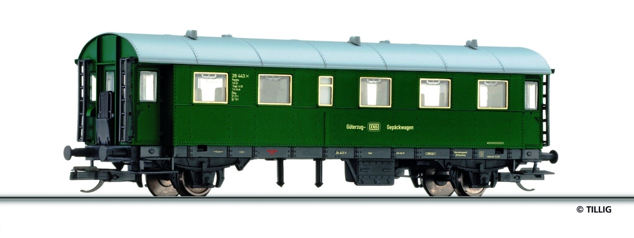 Tehervonat poggyászkocsi (ex Bi-29) DB Ep.III.