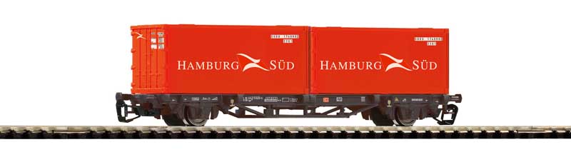 Konténer és szállítókocsi, Lgs579 -Hamburg Süd- der DBAG, Ep.V