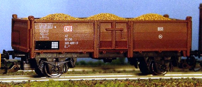 Nyitott tehervagon OMM 52 DB AG Ep.V.