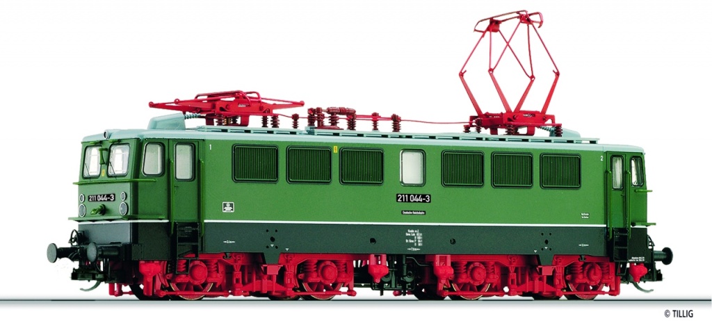 E-Lok BR 211 044-3, DR Ep.IV. (6 Lüftergitter)