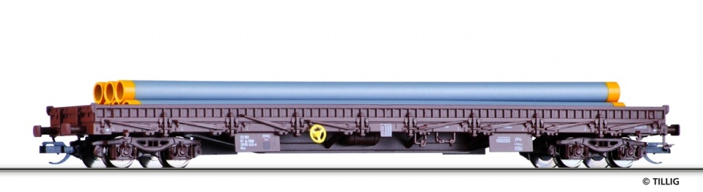 Alacsony oldalfalú lapos kocsi 