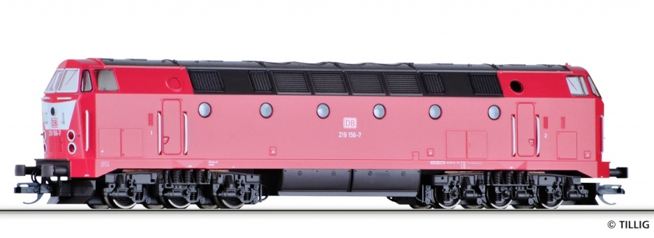 Dízelmozdony BR 219 DB AG Ep.V.