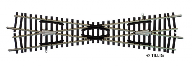 Kereszteződés 15° 166 mm  (83160)