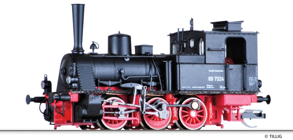 Gőzmozdony BR89.7 (Pr.T3) DB Ep.III  DCC