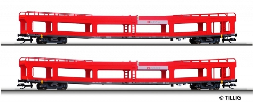 Wagenset DB AG, Ep.V. 2 Autotransportwagen DDm 916 
