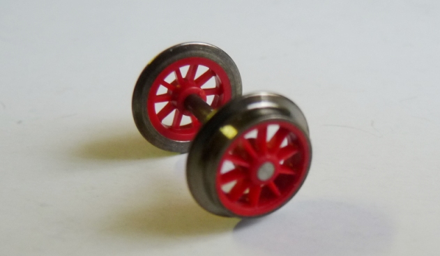 Laufradsatz (Spei.) rot. BR38