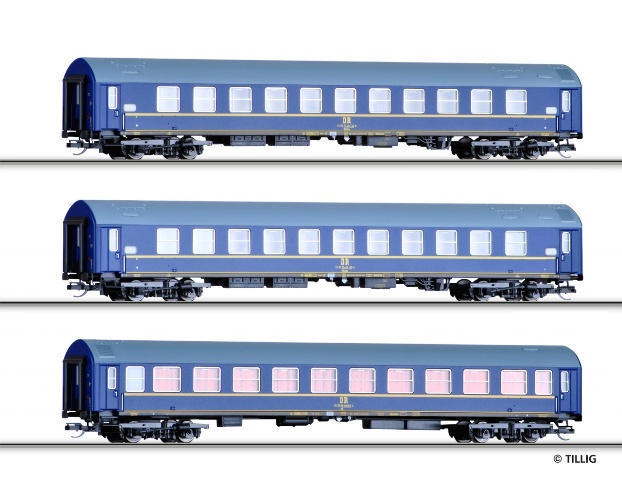 Reisezugwagenset der DR 