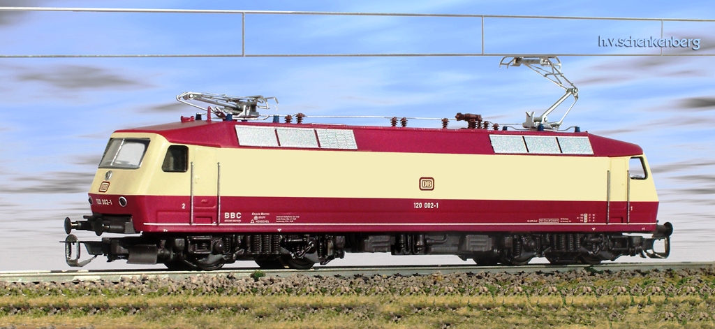 E-Lok BR120 'Vorserie' DB Ep.V