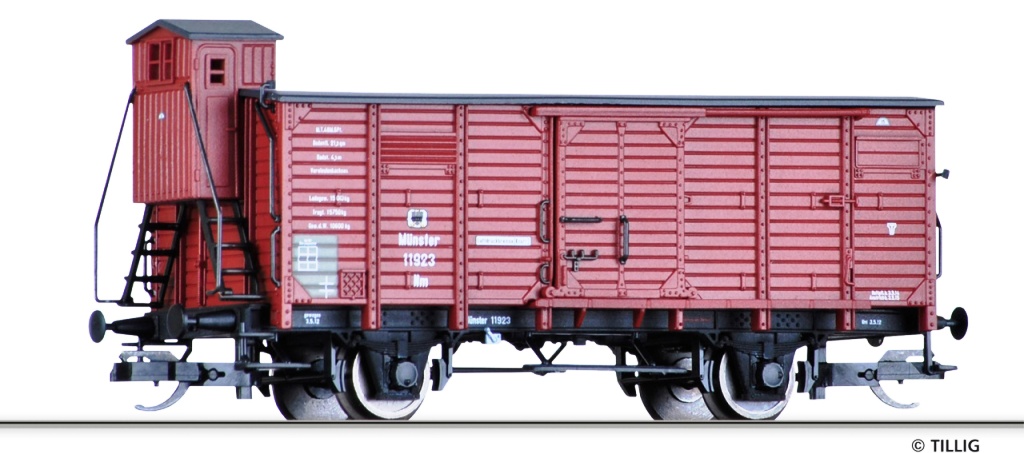 Gedeckter Güterwagen Nm KPEV Ep.I.