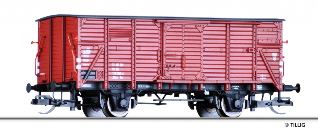 Gedeckter Güterwagen Gklm DR Ep.IV.