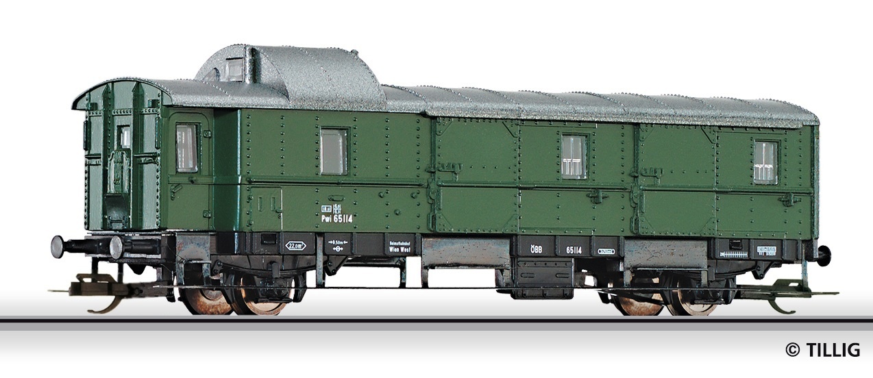 Tehervonat kísérőkocsi ÖBB Ep.III