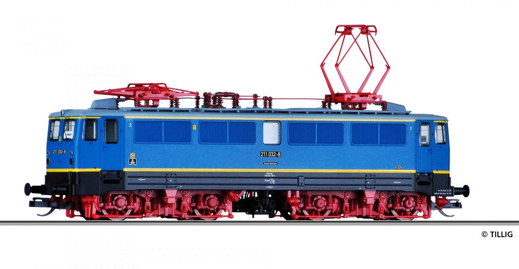 Elektrolokomotive 211 032-8 „S-Bahn Leipzig“ DR Ep. IV.