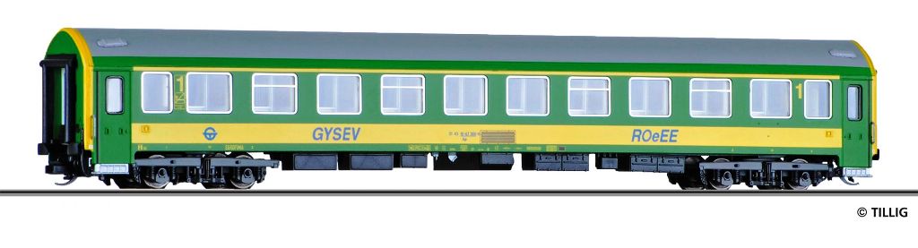 Reisezugwagen 1. Kl. Ap, Typ Y/B 70 GYSEV Ep.VI.