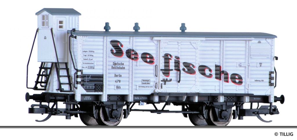 Wärmeschutzwagen Gkn „Seefische“ DRG Ep.II.