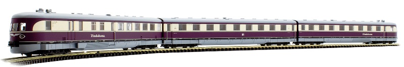 Triebzug SVT137 278 'Vindobona', DR, Ep.III, 3-teilig