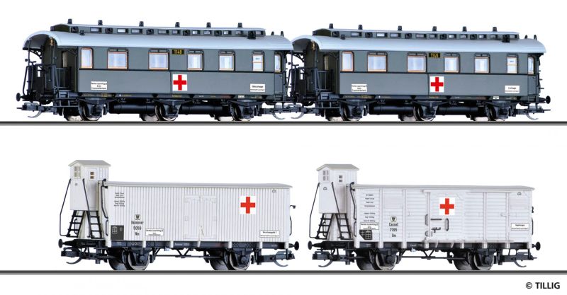 Set „Vereins-Lazarettzug“ K.P.E.V. Ep.I.