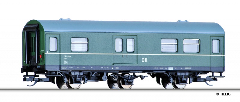 Gepäckwagen D3g DR Ep.III.