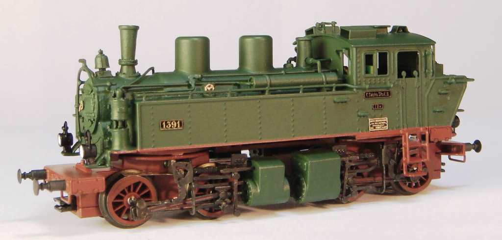 Gőzmozdony BR98.0 'Kreuzspinne' K.SÄCHS.STS.E.B. EP.I