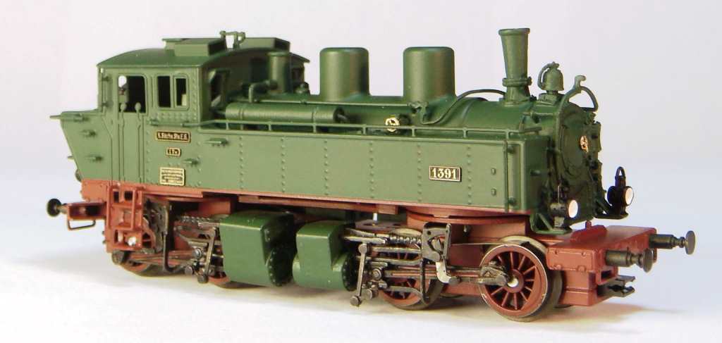 Gőzmozdony BR98.0 'Kreuzspinne' K.SÄCHS.STS.E.B. EP.I