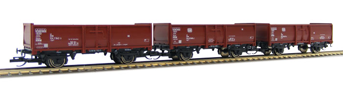 3-TLG. GÜTERWAGENSET -RÜBENZUG 2- DB, EP.IV