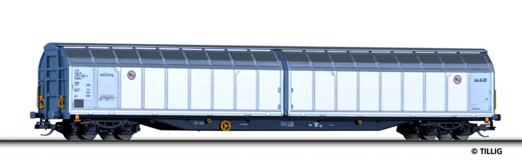 Schiebewandwagen Habbillns Railion NL