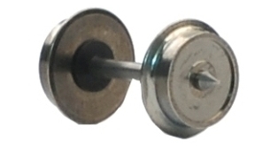 Fém kocsikerék egy oldalon szigetelt (8 mm)