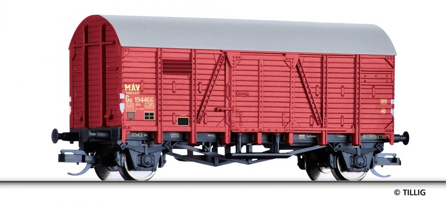 Gedeckter Güterwagen Gu MAV Ep.III.