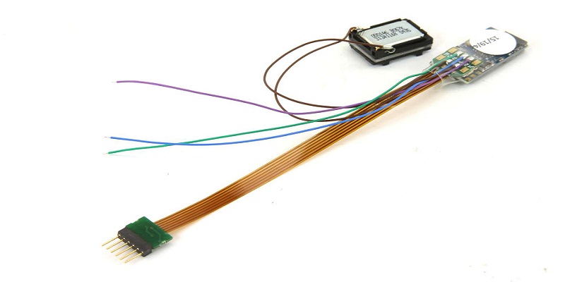 LokSound 5 micro, DCC/MM/SX/M4, NEM651, mit Lautsprecher 11x15mm