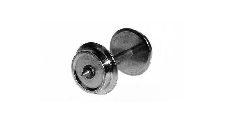 Fém kocsikerék egy oldalon szigetelt (7,7 mm)