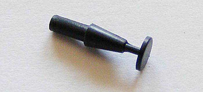 Stangenpuffer, flach sw BR89