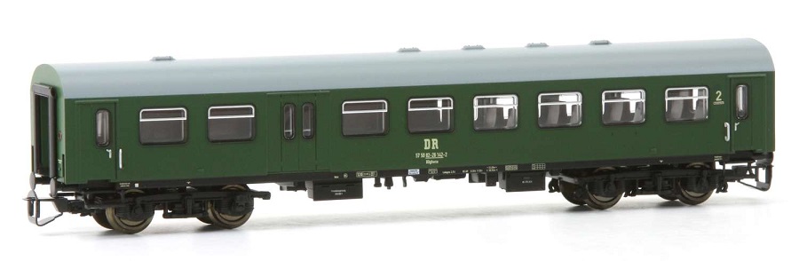 Rekowagen 2. Klasse mit Gepäckabteil, DR, Ep.IV