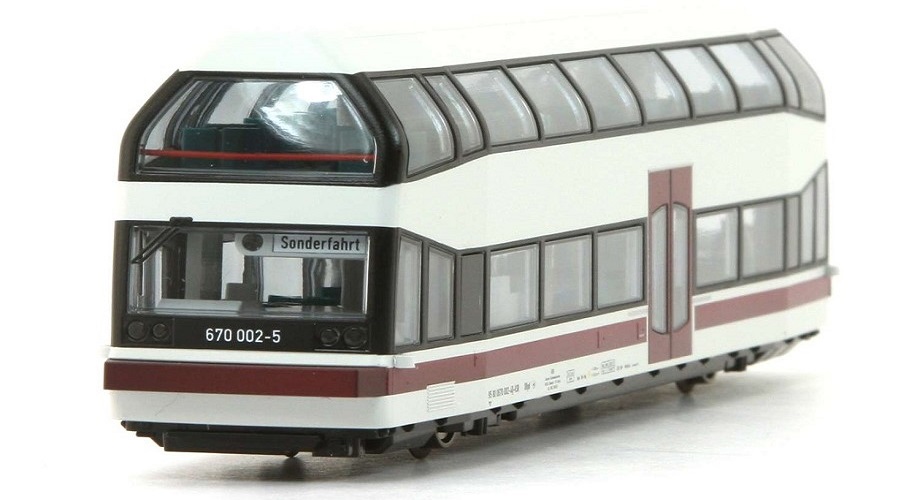 Doppelstock-Schienenbus BR 670, Schienenbusreisen Köstner, Ep.V-VI, DC-Digital