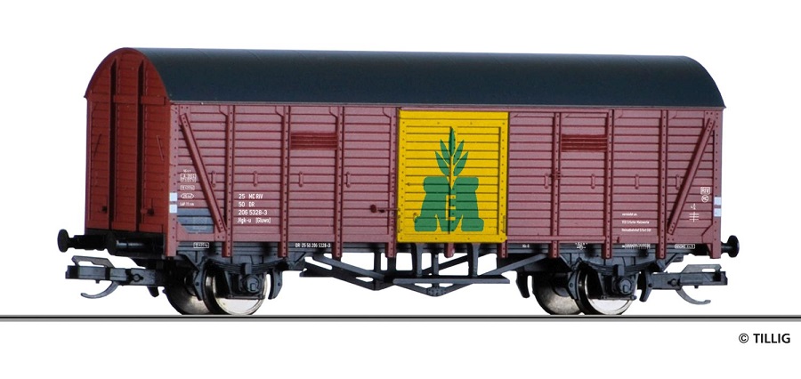 Gedeckter Güterwagen, DR, Ep.IV 'Erfurter Malz'