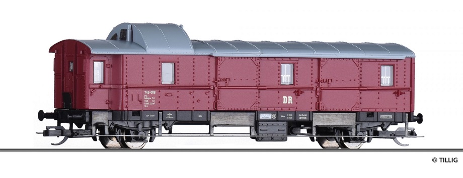 Gepäckwagen Pwi der DR donnerbuechse