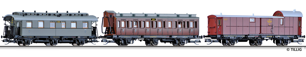 Reisezugwagenset der M.F.F.E. Ep.I.