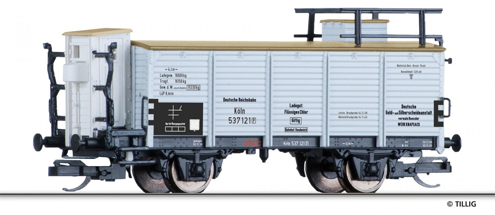 Flüssiggaswagen „DEGUSSA“, DRG Ep.II.