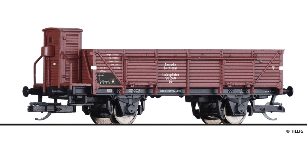 Offener Güterwagen Om Ludwigshafen  DRG Ep.II.